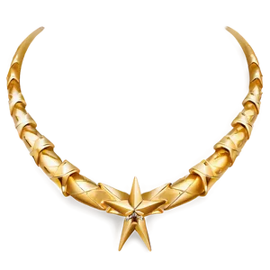 Star Gold Necklace PNG Rmg PNG