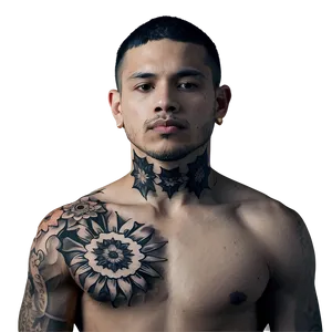 Star Neck Tattoo Configurations PNG Fbk PNG