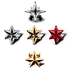 Star Nose Stud Graphic Png 06272024 PNG image