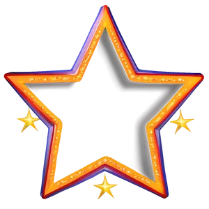 Star Outline Decoration PNG 4 PNG