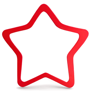 Star Outline For Print Png 05252024 PNG image