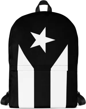 Star Pattern Backpack PNG image