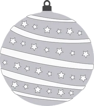 Star Patterned Christmas Ornament