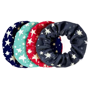 Star Print Hair Tie PNG 1