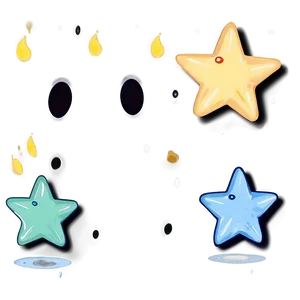 Star Sticker For Journal PNG Yoi