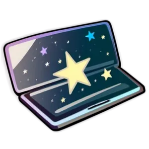 Star Sticker For Laptop PNG 06132024