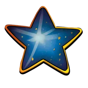 Star Sticker For Laptop PNG Xmh