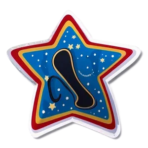 Star Sticker Pattern PNG 63