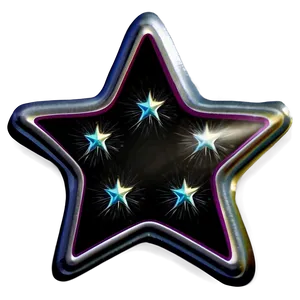 Star Sticker Template PNG 30 PNG
