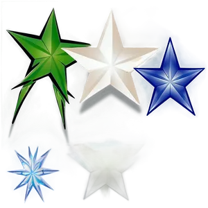 Star Vector For Decor PNG 12