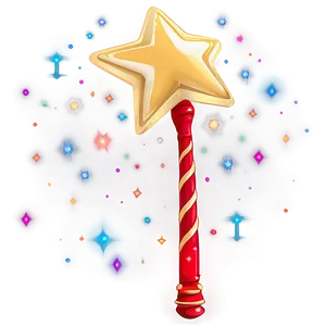 Star Wand Vector PNG 06132024