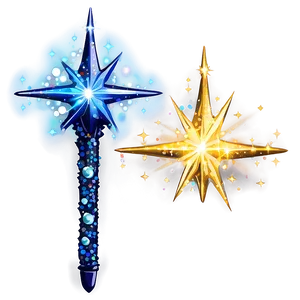 Star Wand With Sparkles PNG Xwt62 PNG
