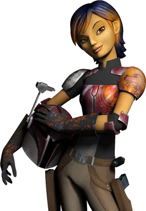 Star Wars Animated Character Sabine Wren