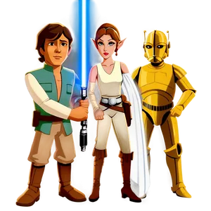 Star Wars Animated Series Characters PNG 1 PNG