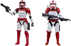 Star Wars Clone Troopers Action Figures PNG image