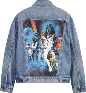 Star Wars Denim Jacket Artwork PNG image