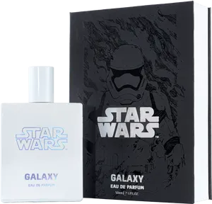 Star Wars Galaxy Perfume Packaging PNG image