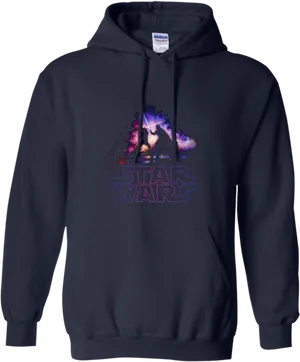 Star Wars Hoodiewith Galactic Design PNG image