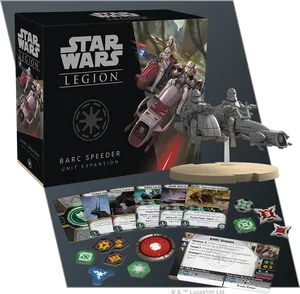 Star Wars Legion B A R C Speeder Expansion Pack PNG image