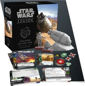 Star Wars Legion Crashed Escape Pod Expansion Pack PNG image