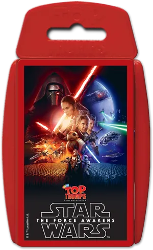 Star Wars The Force Awakens Top Trumps Card Game Pack PNG image