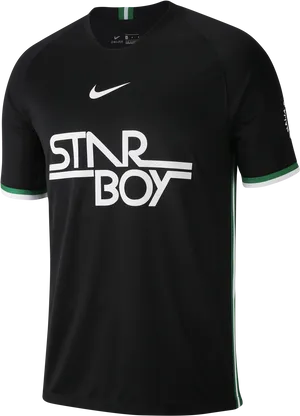 Starboy Nike Black T Shirt PNG image
