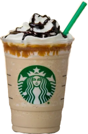 Starbucks Frappuccinowith Whipped Cream PNG image