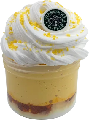 Starbucks Themed Slime Design PNG image