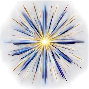 Starburst Radiance Beam PNG Gri PNG