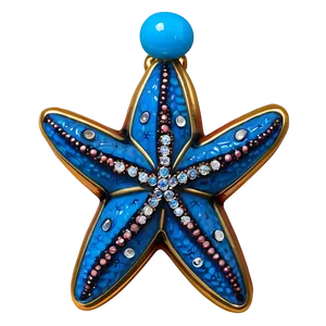 Starfish Charm Earring Png Soa55 PNG image