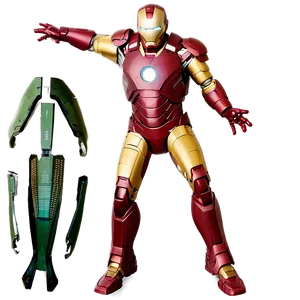 Stark Industries Iron Man Suit PNG 06292024