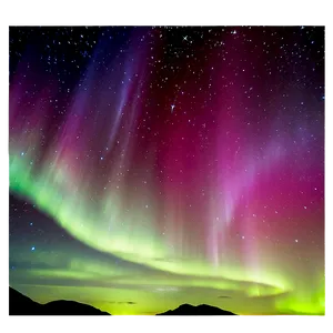 Starlit Aurora Borealis PNG Tes58 PNG