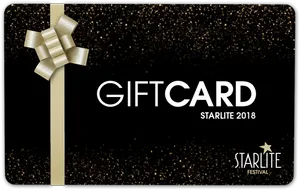 Starlite Festival Gift Card2018 PNG image