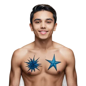 Starry Chest Tattoo Ideas Png 51 PNG image