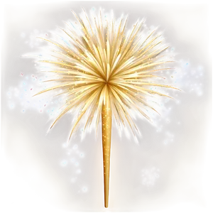 Starry Gold Fireworks PNG 53