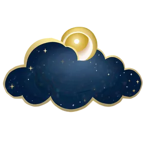 Starry Night Cloud PNG Hdt PNG