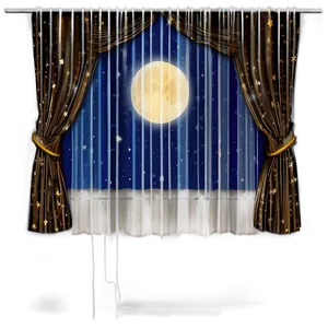 Starry Night Curtain PNG 33 PNG