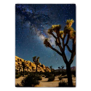 Starry Night Joshua Tree Png 26 PNG image