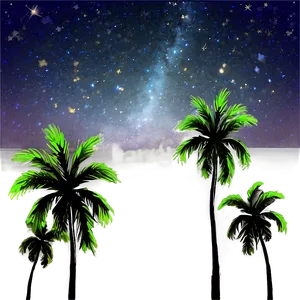 Starry Night Palms PNG Sex PNG