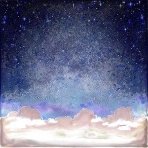 Starry Night Sky PNG 06252024