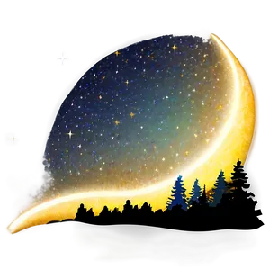 Starry Night Sky PNG Vte14