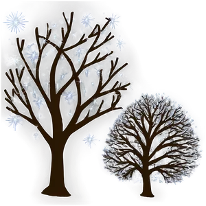 Starry Night Trees PNG 97