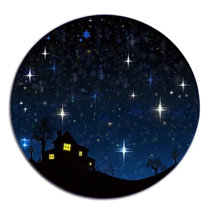 Starry Sky Artwork PNG Xrf47 PNG