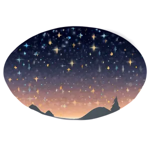 Starry Sky Dream Png Lxc PNG image