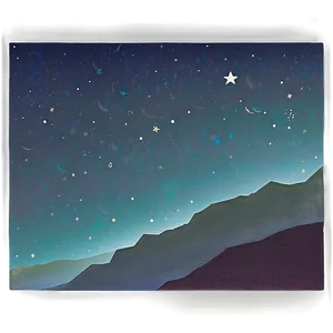 Starry Sky Journey Png 06252024 PNG image