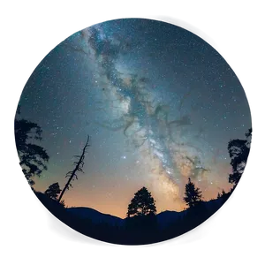 Starry Sky Wilderness Png Rlg62 PNG image