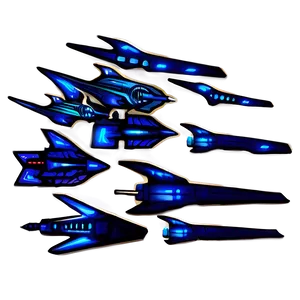 Starship Battle Formation PNG Cnc PNG