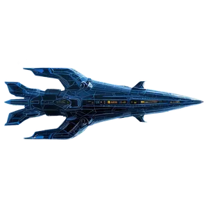Starship Blueprint PNG 26