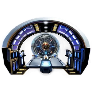 Starship Corridor Layout Png Vsd86 PNG image