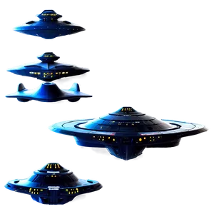 Starship Fleet Formation Png Hyb65 PNG image